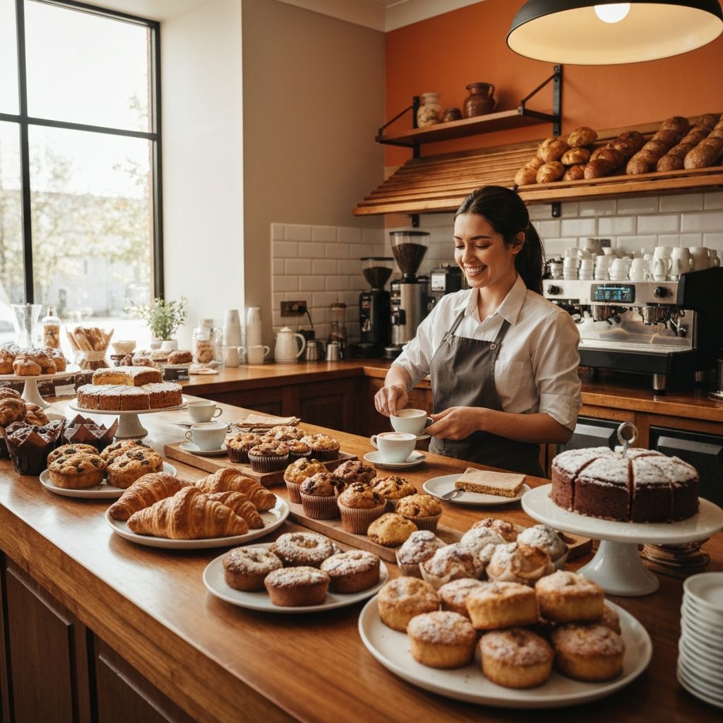 Bakeries and coffee shops website design - Custom bakery and cafe landing pages with menu, online ordering and catering