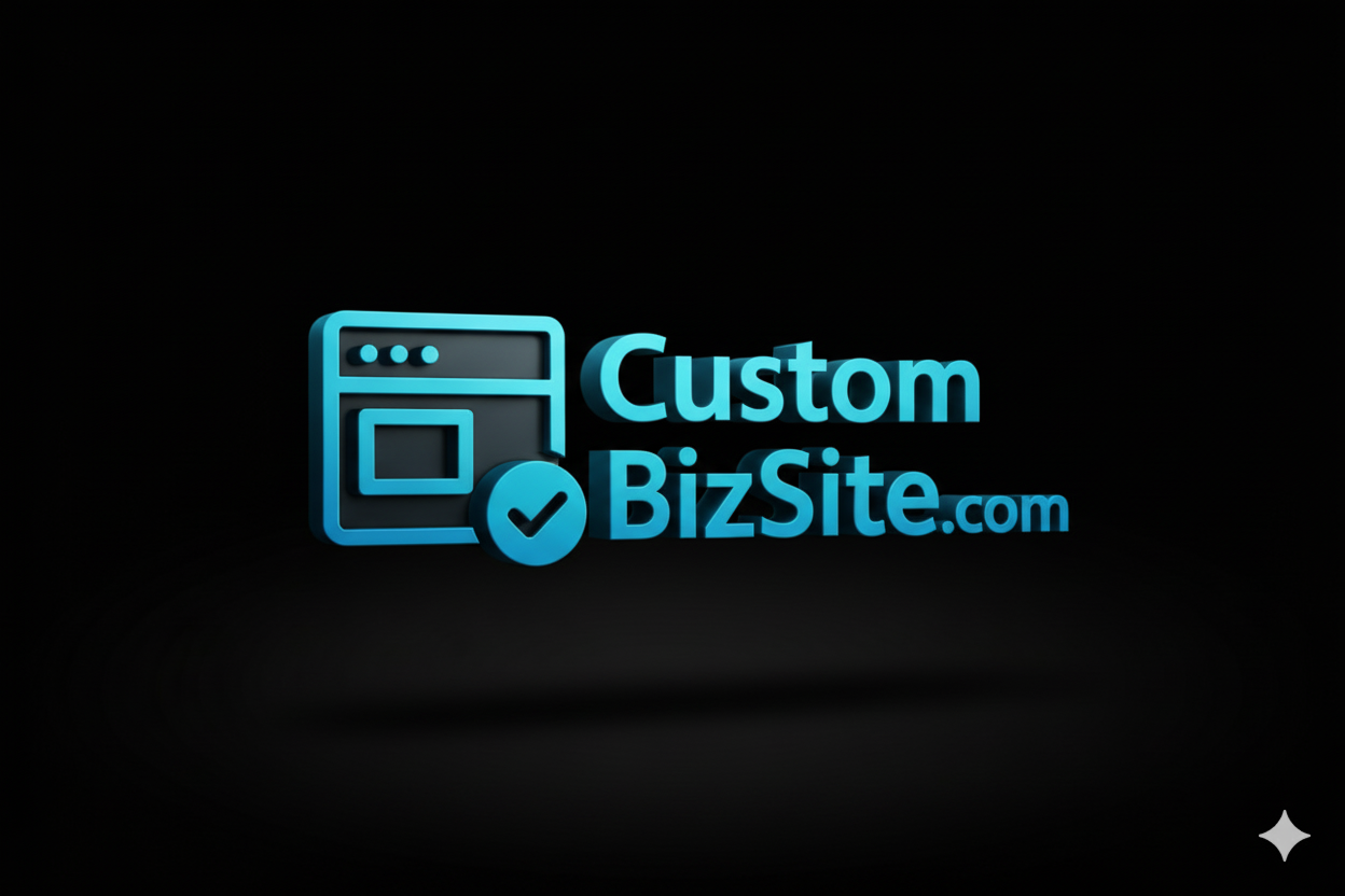 CustomBizSite logo - Professional designer-built websites for small businesses